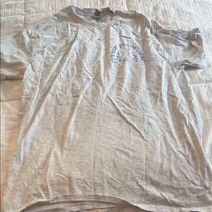 Tulane Gray Tee with Blue Panhellenic Design